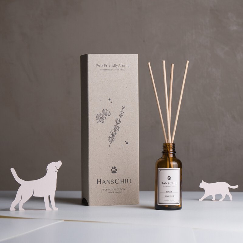 Hanschiu 寵物友善|居家擴香組50ml 玫瑰&天竺葵