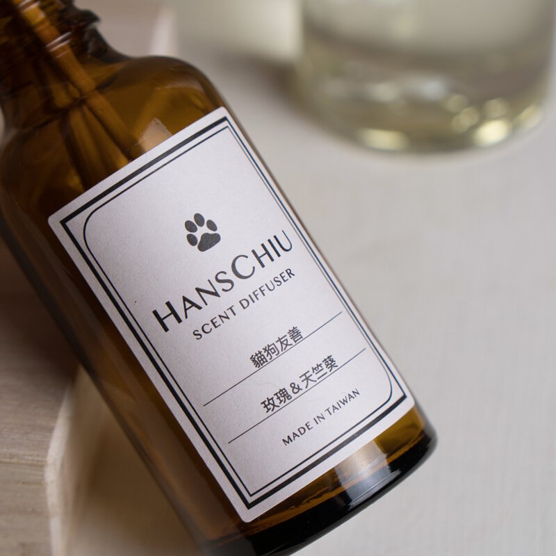 Hanschiu 寵物友善|居家擴香組50ml 玫瑰&天竺葵
