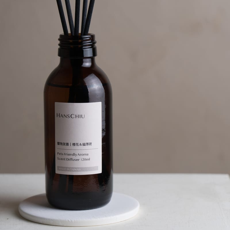 Hanschiu 寵物友善|居家擴香組120ml 橙花&貓薄荷