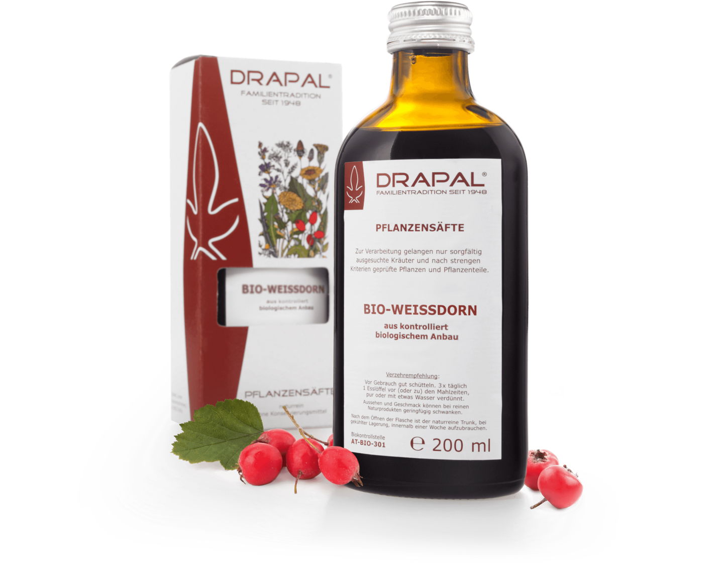 DRAPAL® 有機山楂植物精華汁